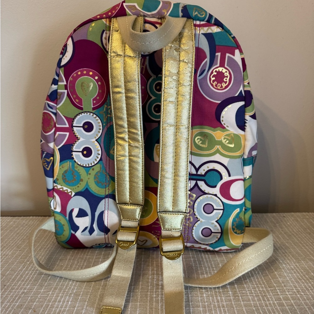 Coach Multicolor Graphic Backpack - image 3